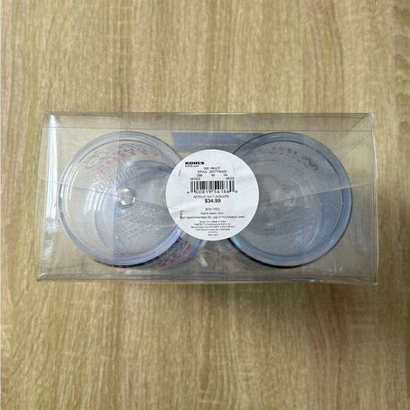 NEW … CELEBRATE TOGETHER “Americana” Set Of 4 Acrylic Tumblers - Picture 5 of 6